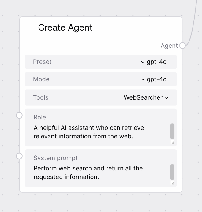Create Agent