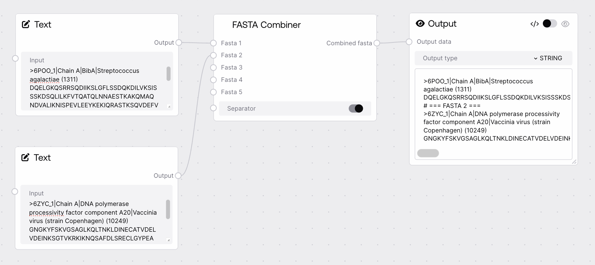 FASTA Combiner