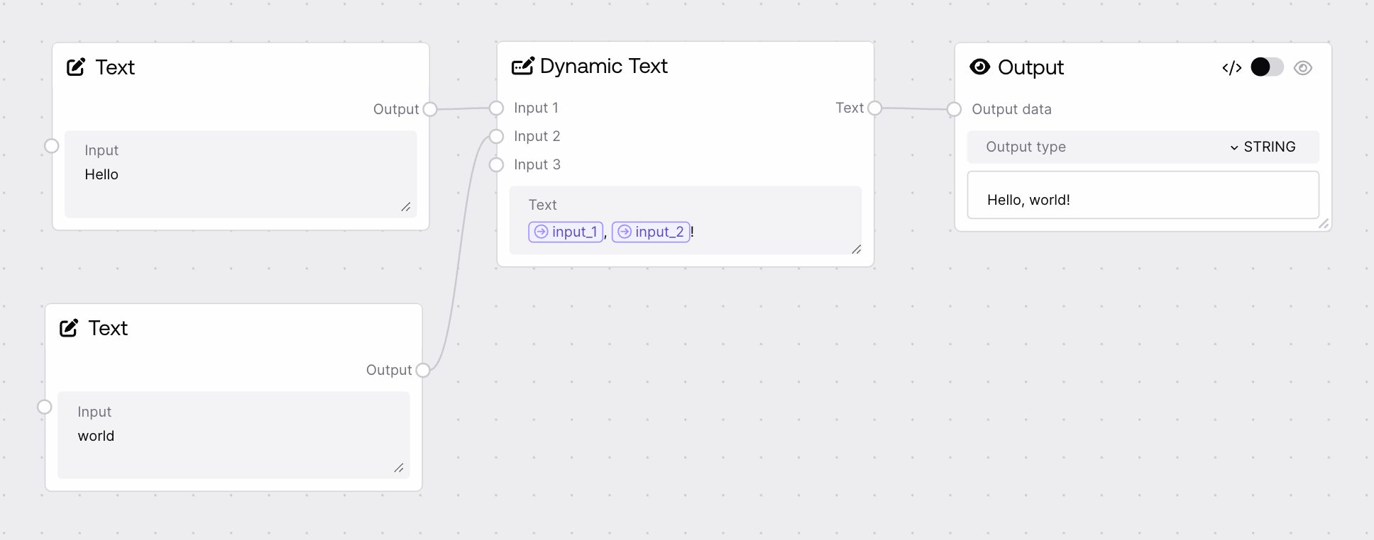 Dynamic Text